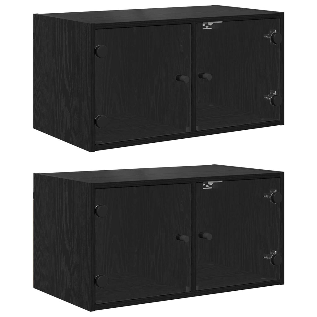 vidaXL Szafki ścienne 2 szt. 68 x 37 x 35 cm Drewno inżynieryjne