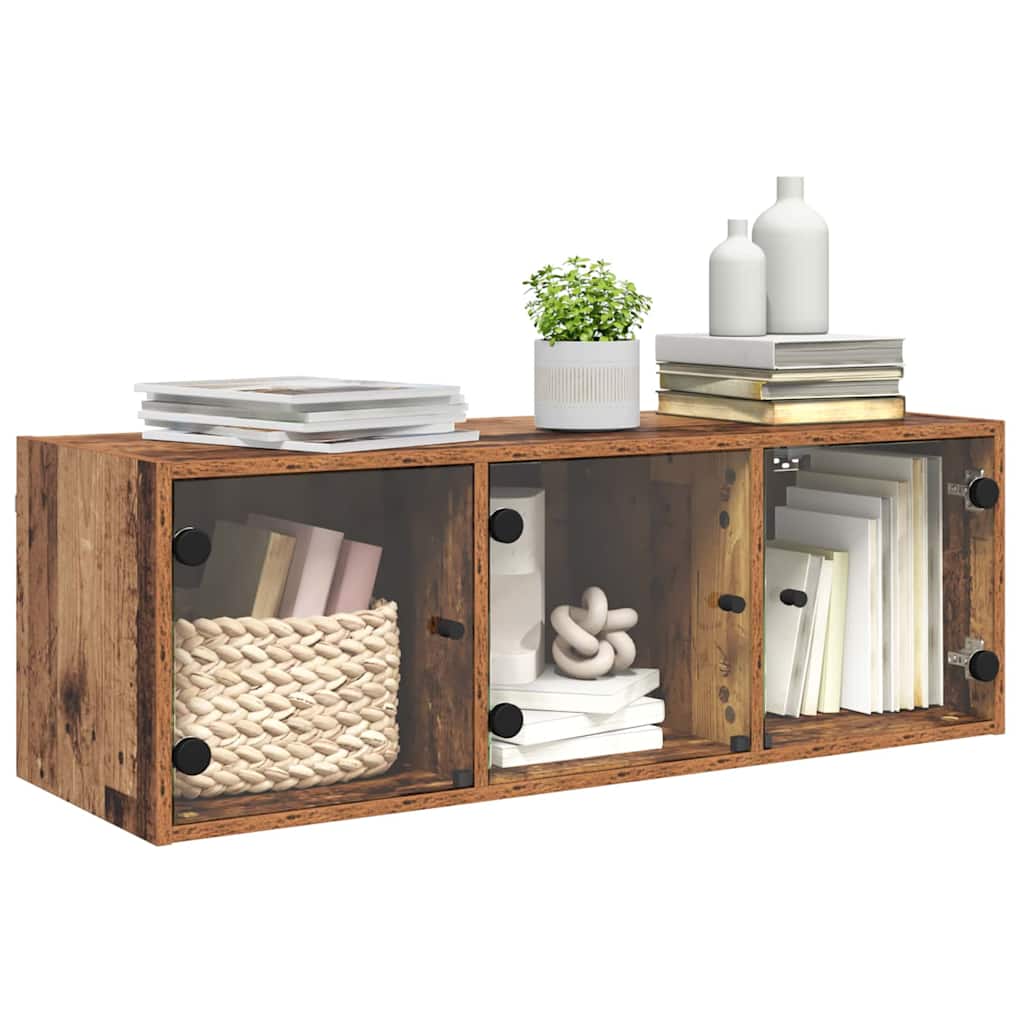 vidaXL Szafka ścienna Stare drewno 102 x 37 x 35 cm