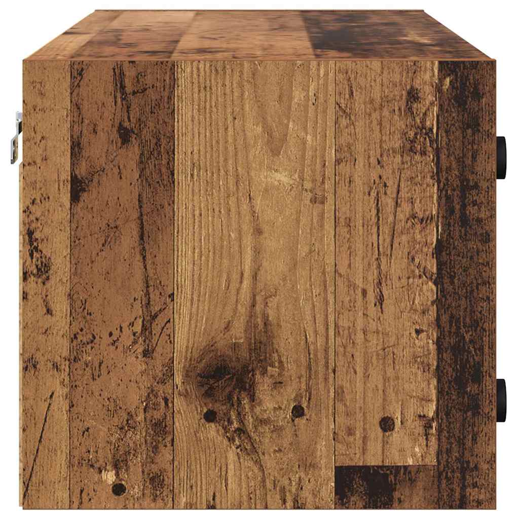 vidaXL Szafka ścienna Stare drewno 102 x 37 x 35 cm