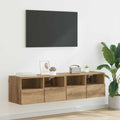 vidaXL Szafki RTV 2 pcs Dąb rzemieślniczy 60 x 30 x 30 cm