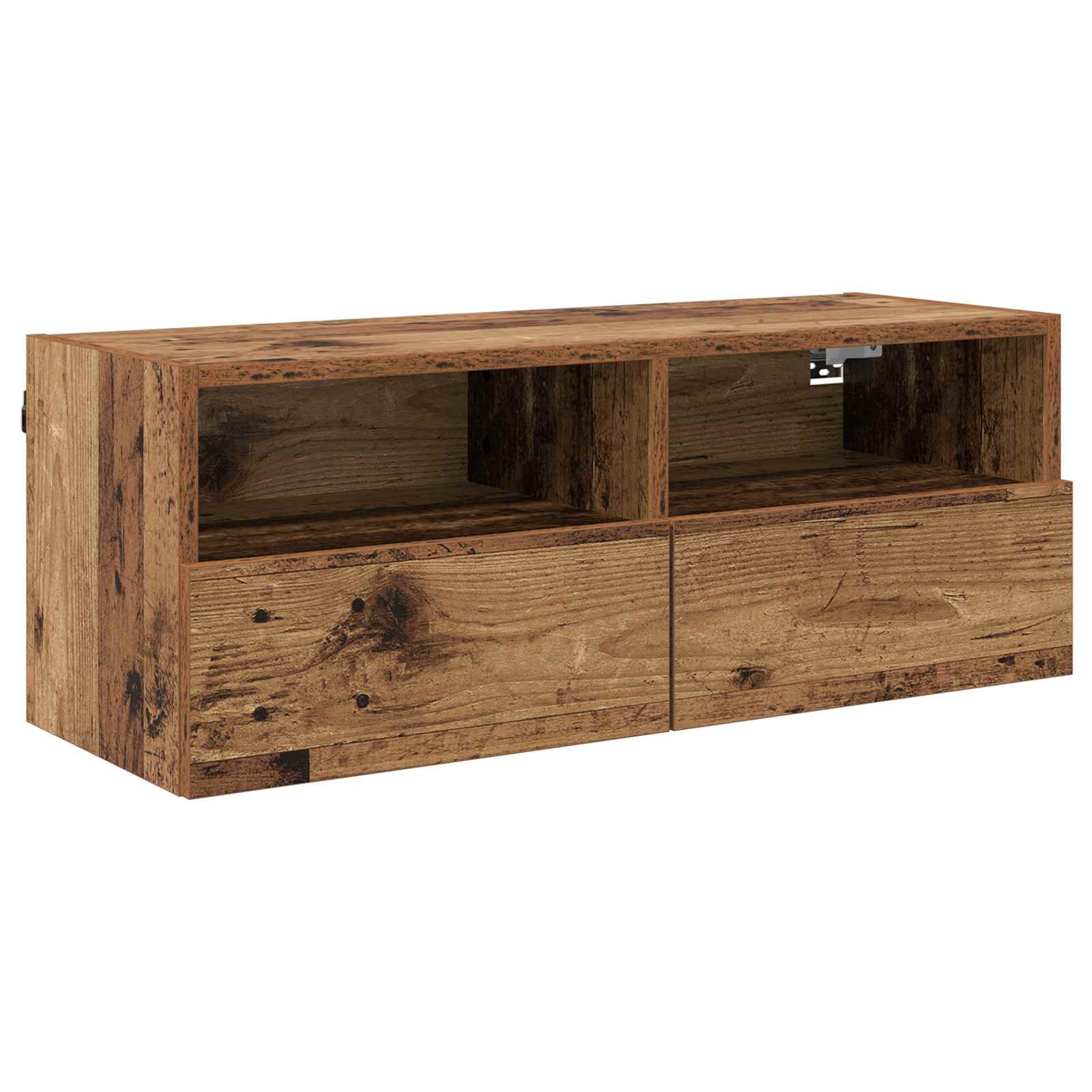 vidaXL Szafka pod telewizor Stare drewno 80 x 30 x 30 cm