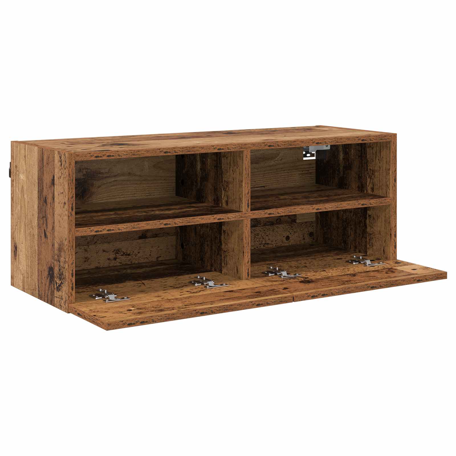 vidaXL Szafki RTV 2 pcs Stare drewno 80 x 30 x 30 cm
