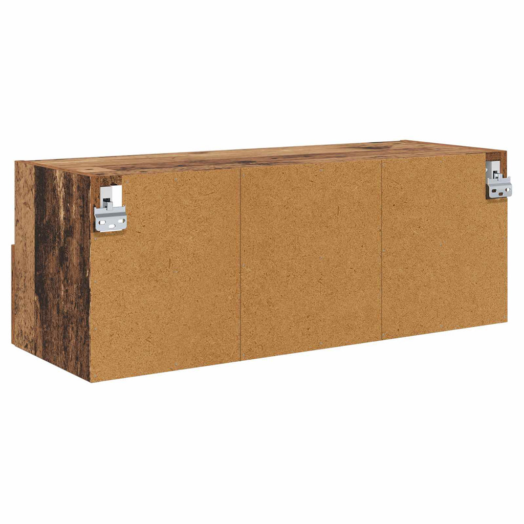vidaXL Szafki RTV 2 pcs Stare drewno 80 x 30 x 30 cm
