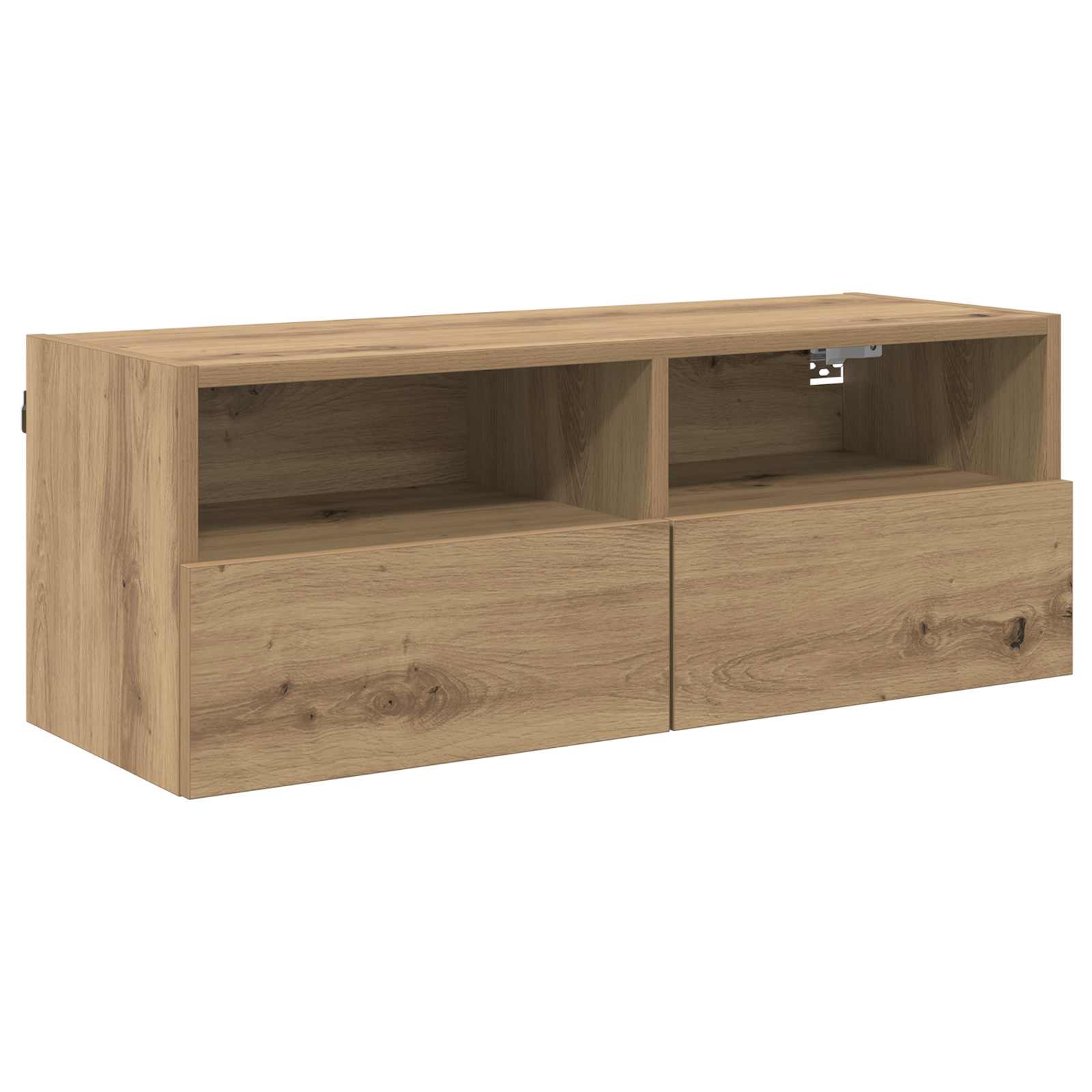 vidaXL Szafki RTV 2 pcs Dąb rzemieślniczy 80 x 30 x 30 cm