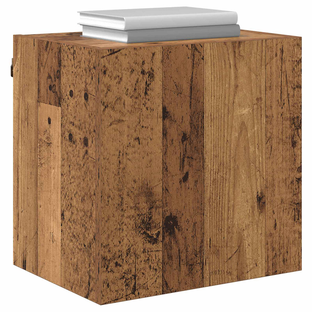 vidaXL Szafka pod telewizor Stare drewno 40,5x30x40cm
