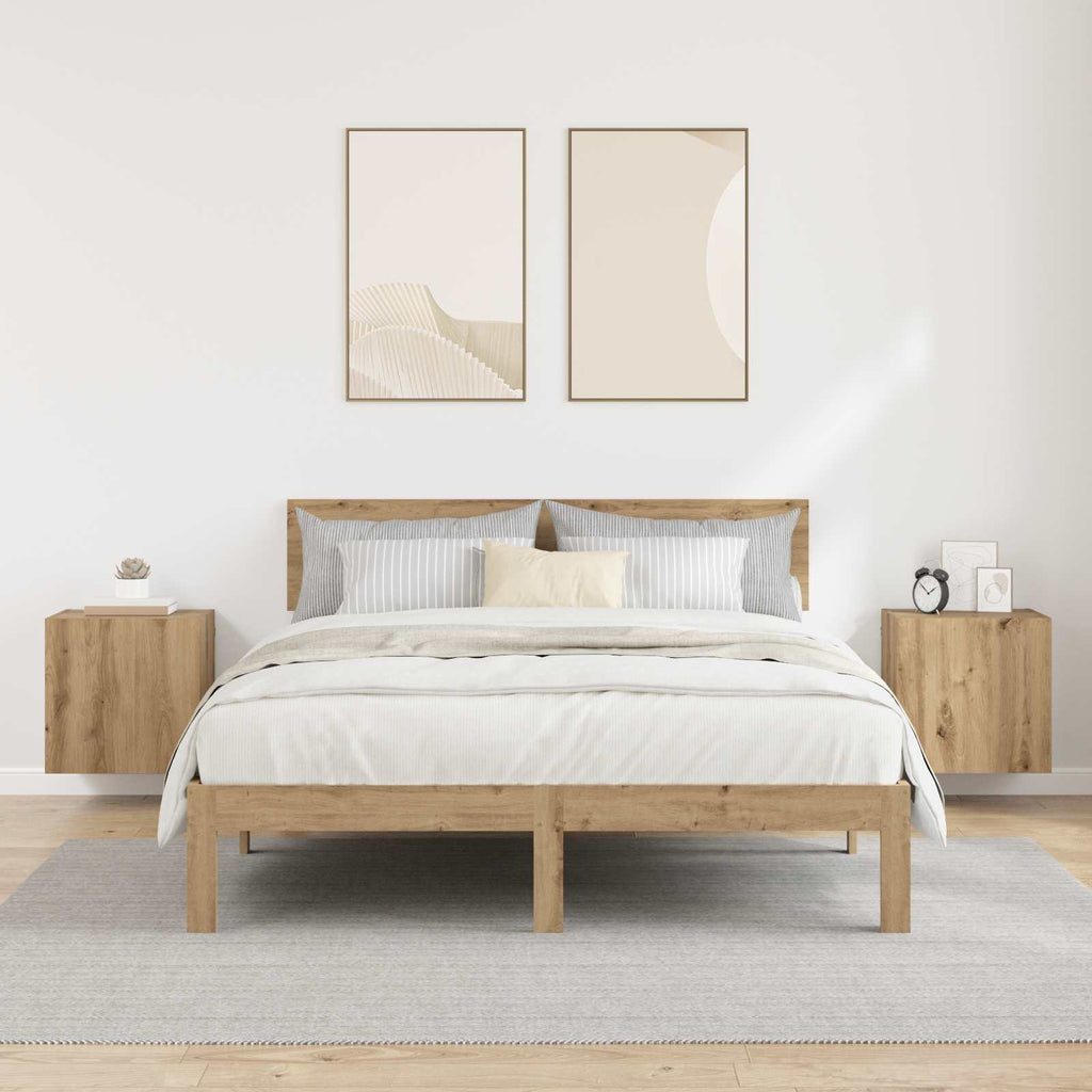 vidaXL Szafki RTV 2 pcs Dąb rzemieślniczy 40,5x30x40cm