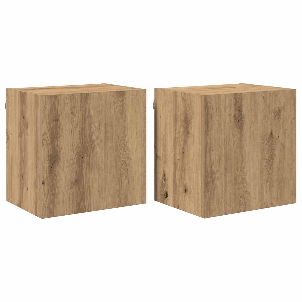 vidaXL Szafki RTV 2 pcs Dąb rzemieślniczy 40,5x30x40cm