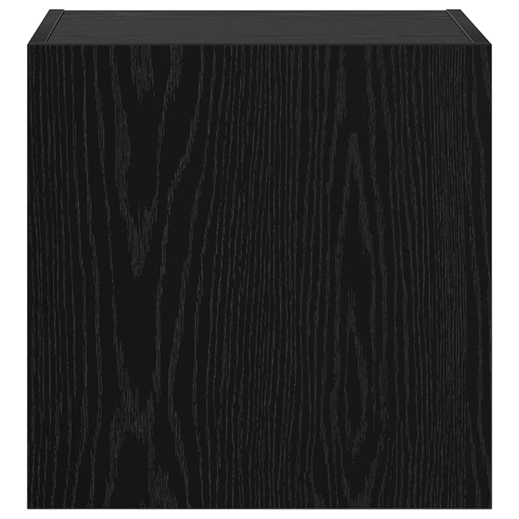 vidaXL Szafka pod telewizor Czarny Dąb 40,5x30x40cm