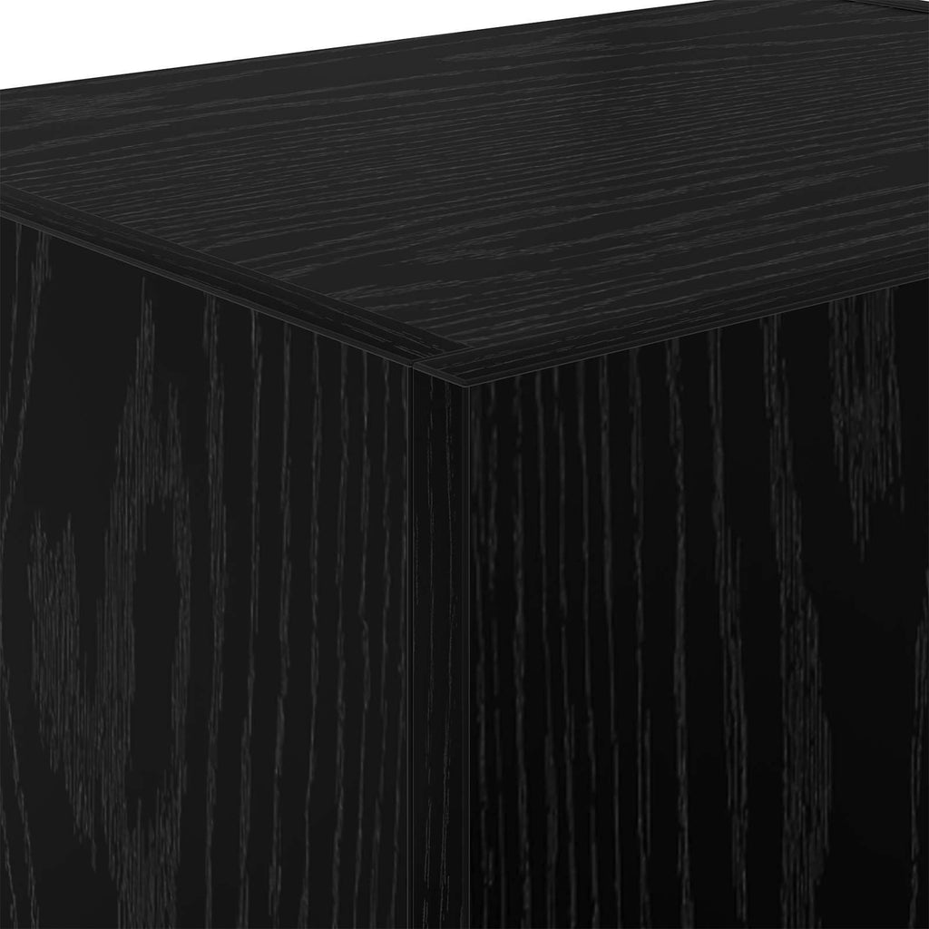 vidaXL Szafki RTV Montowane na ścianie 2 pcs Czarny Dąb 40,5x30x40cm
