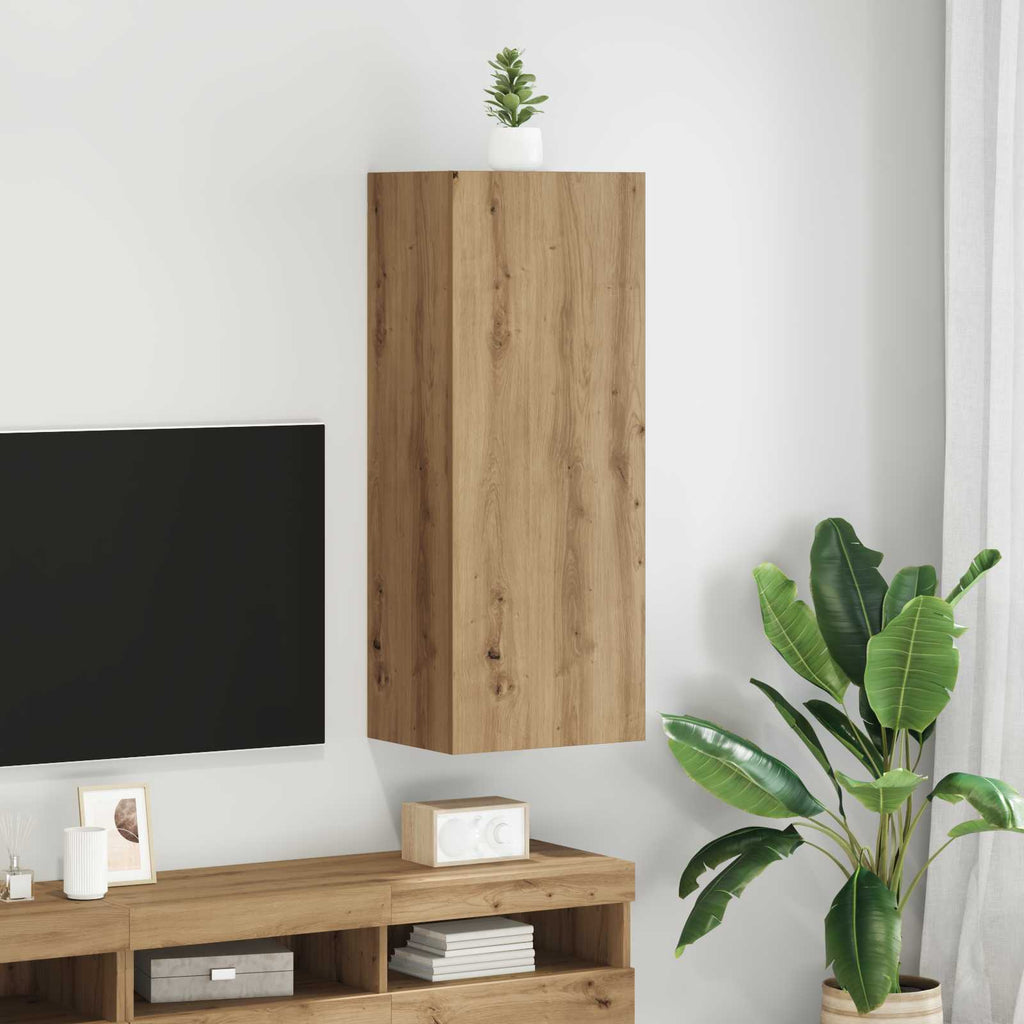 vidaXL Szafka pod telewizor Dąb rzemieślniczy 40,5 x 30 x 102 cm