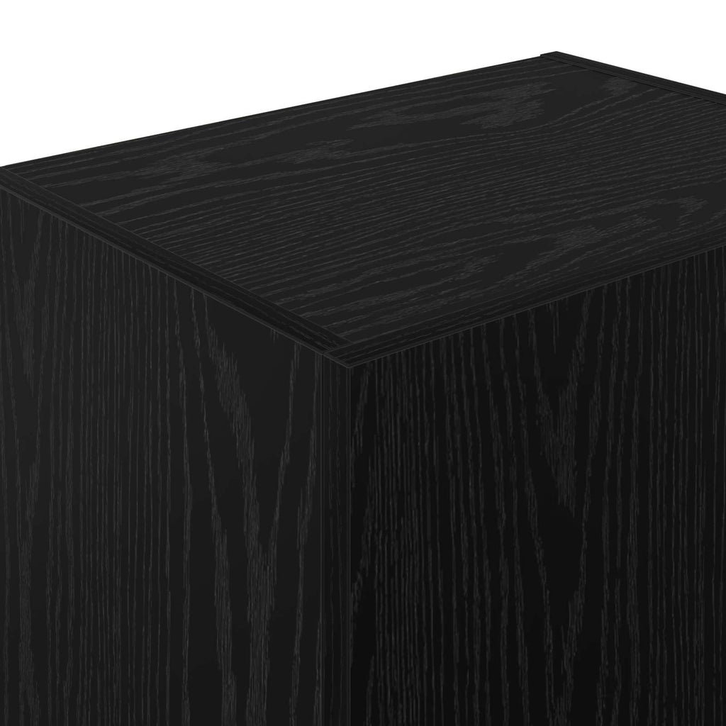 vidaXL Szafka pod telewizor Czarny Dąb 40,5 x 30 x 102 cm
