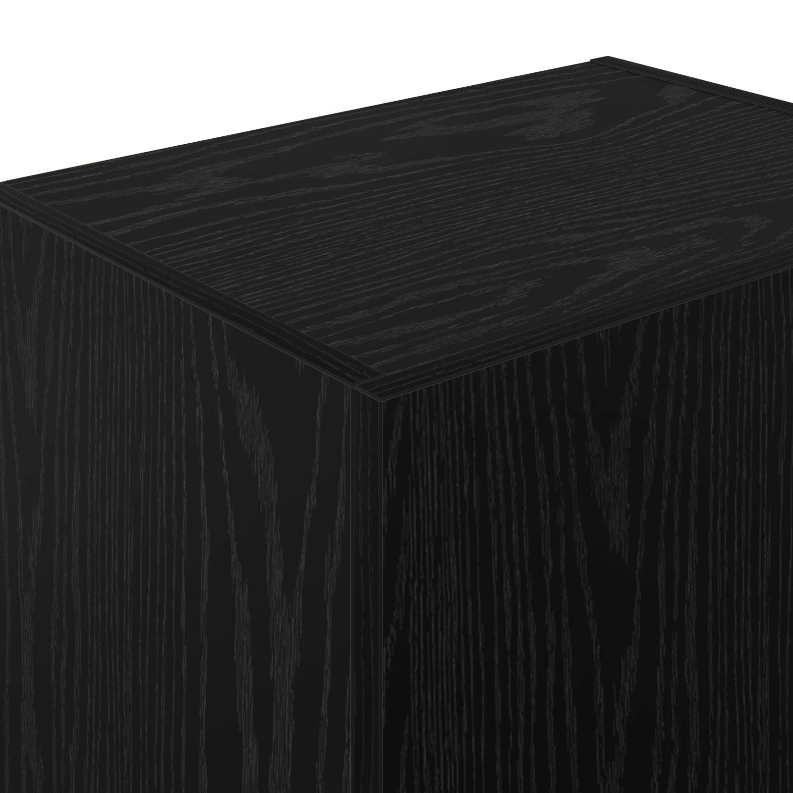 vidaXL Szafka pod telewizor Czarny Dąb 40,5 x 30 x 102 cm