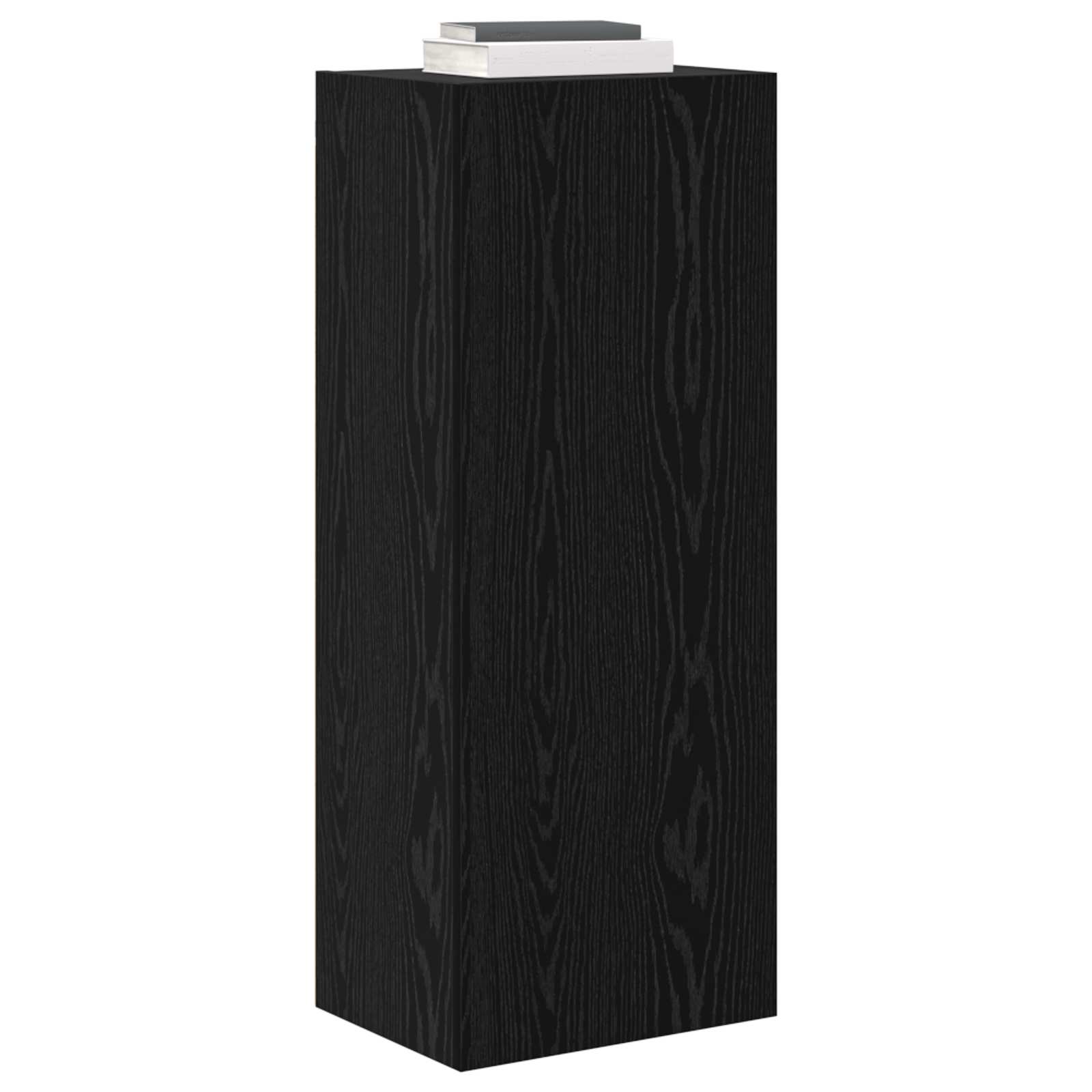 vidaXL Szafka pod telewizor Czarny Dąb 40,5 x 30 x 102 cm