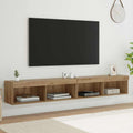 vidaXL Zestaw szafek RTV 2 pcs Dąb rzemieślniczy 100 x 30 x 30 cm