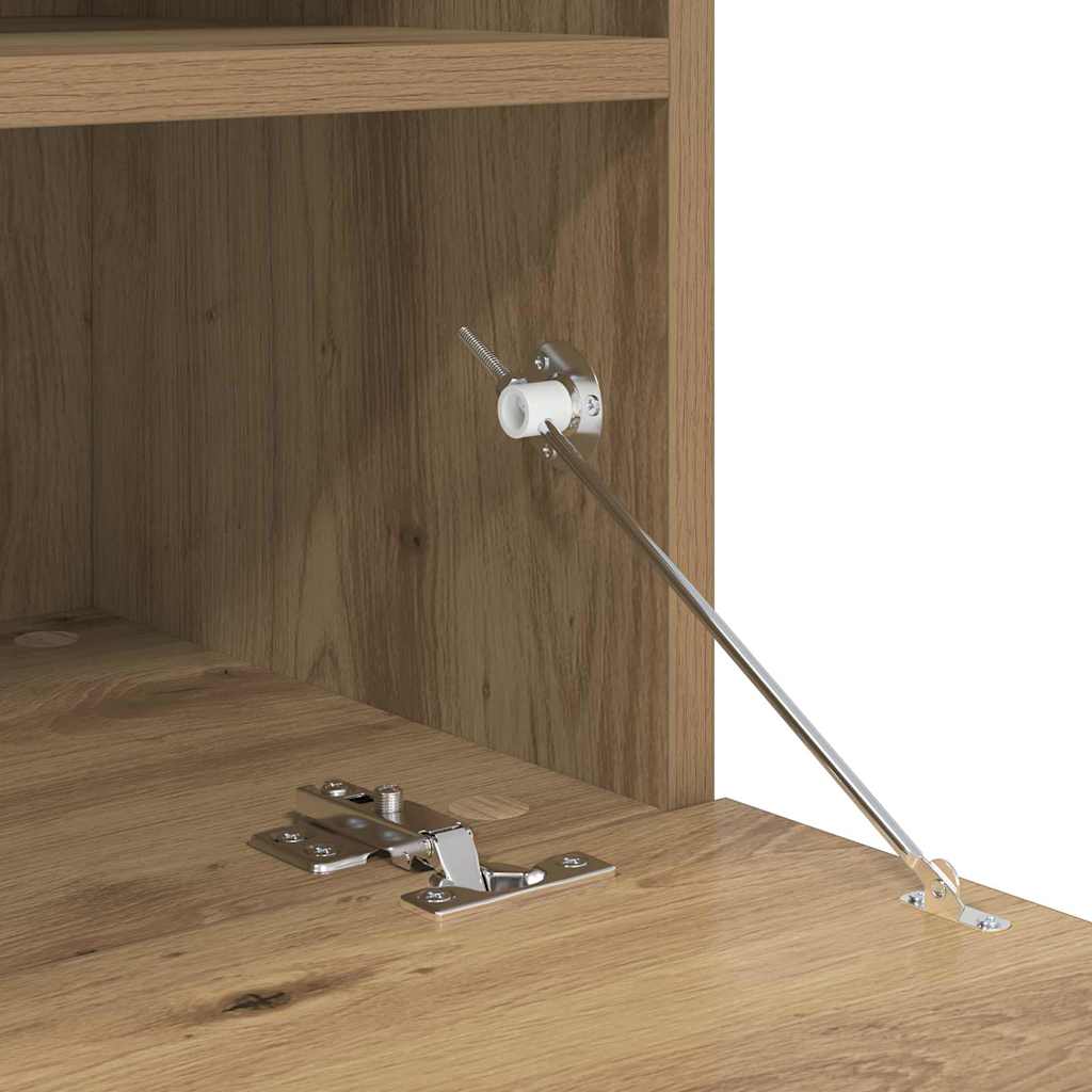 vidaXL Szafka pod telewizor z LED Dąb rzemieślniczy 100 x 30 x 40 cm