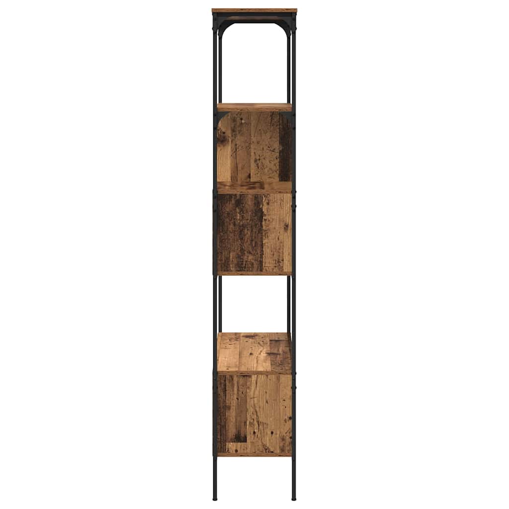 vidaXL Półka na książki Stare drewno 76 x 33 x 188,5 cm