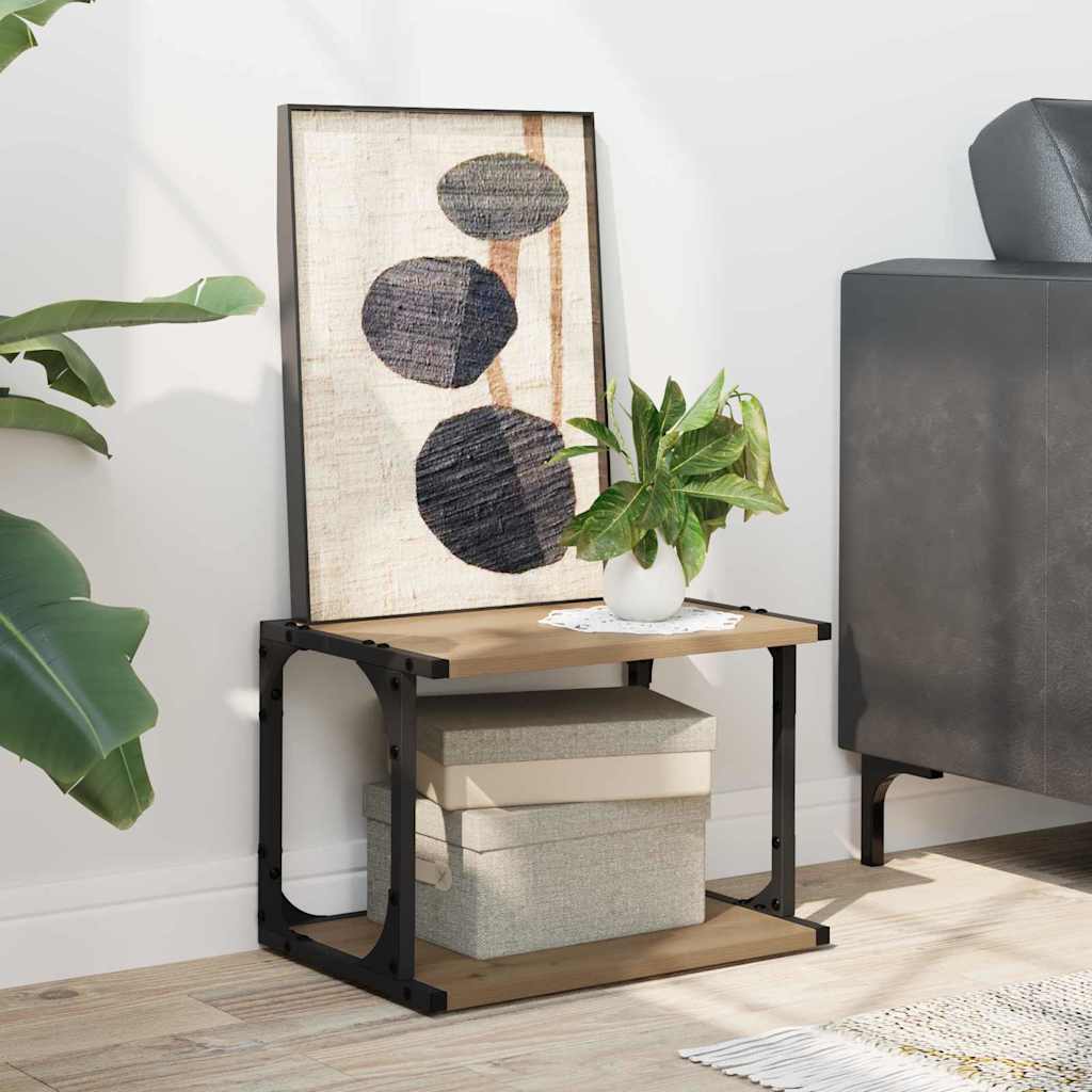 vidaXL Stojak na drukarkę Dąb rzemieślniczy 41 x 28 x 33.5 cm