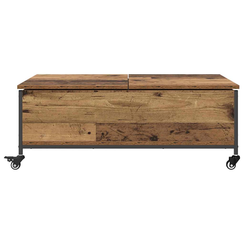 vidaXL Stolik kawowy Stare drewno 91 x 55 x 32 cm