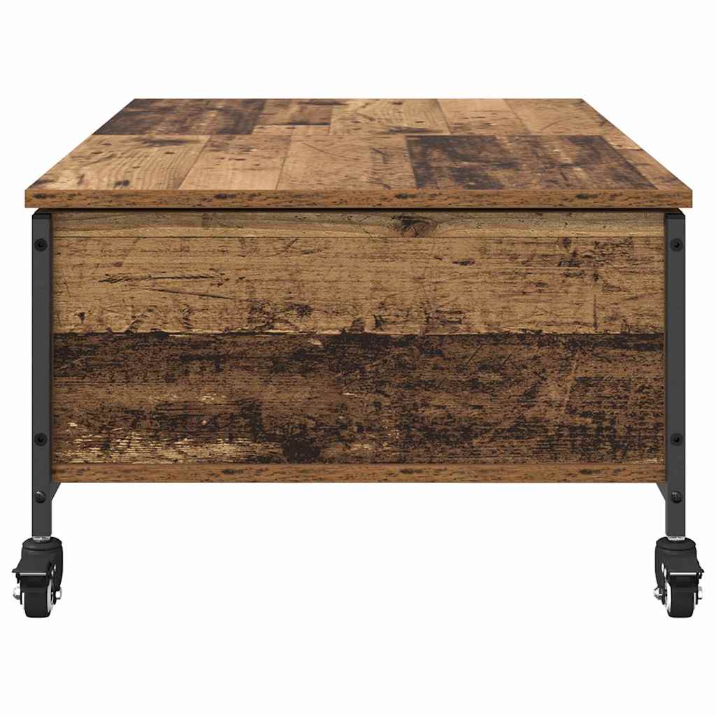 vidaXL Stolik kawowy Stare drewno 91 x 55 x 32 cm