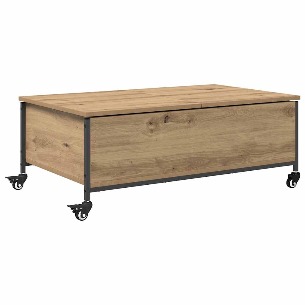 vidaXL Stolik kawowy Dąb rzemieślniczy 91 x 55 x 32 cm
