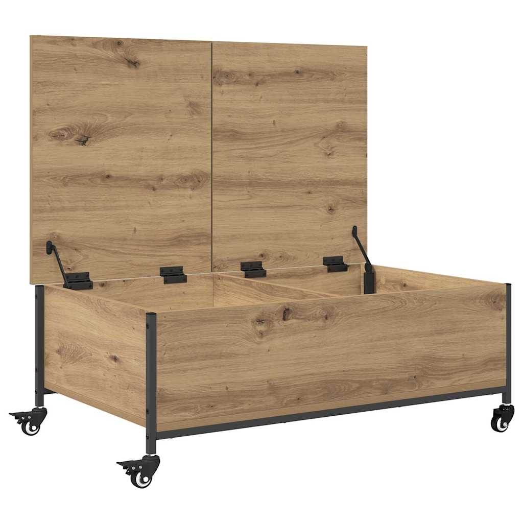 vidaXL Stolik kawowy Dąb rzemieślniczy 91 x 55 x 32 cm