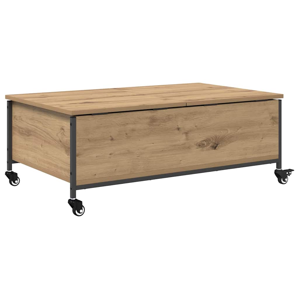 vidaXL Stolik kawowy Dąb rzemieślniczy 91 x 55 x 32 cm