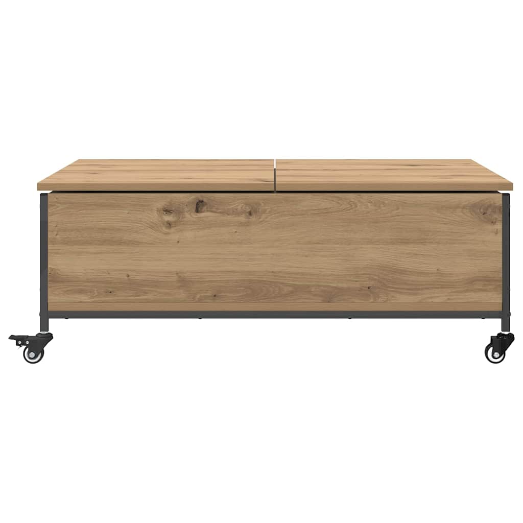 vidaXL Stolik kawowy Dąb rzemieślniczy 91 x 55 x 32 cm