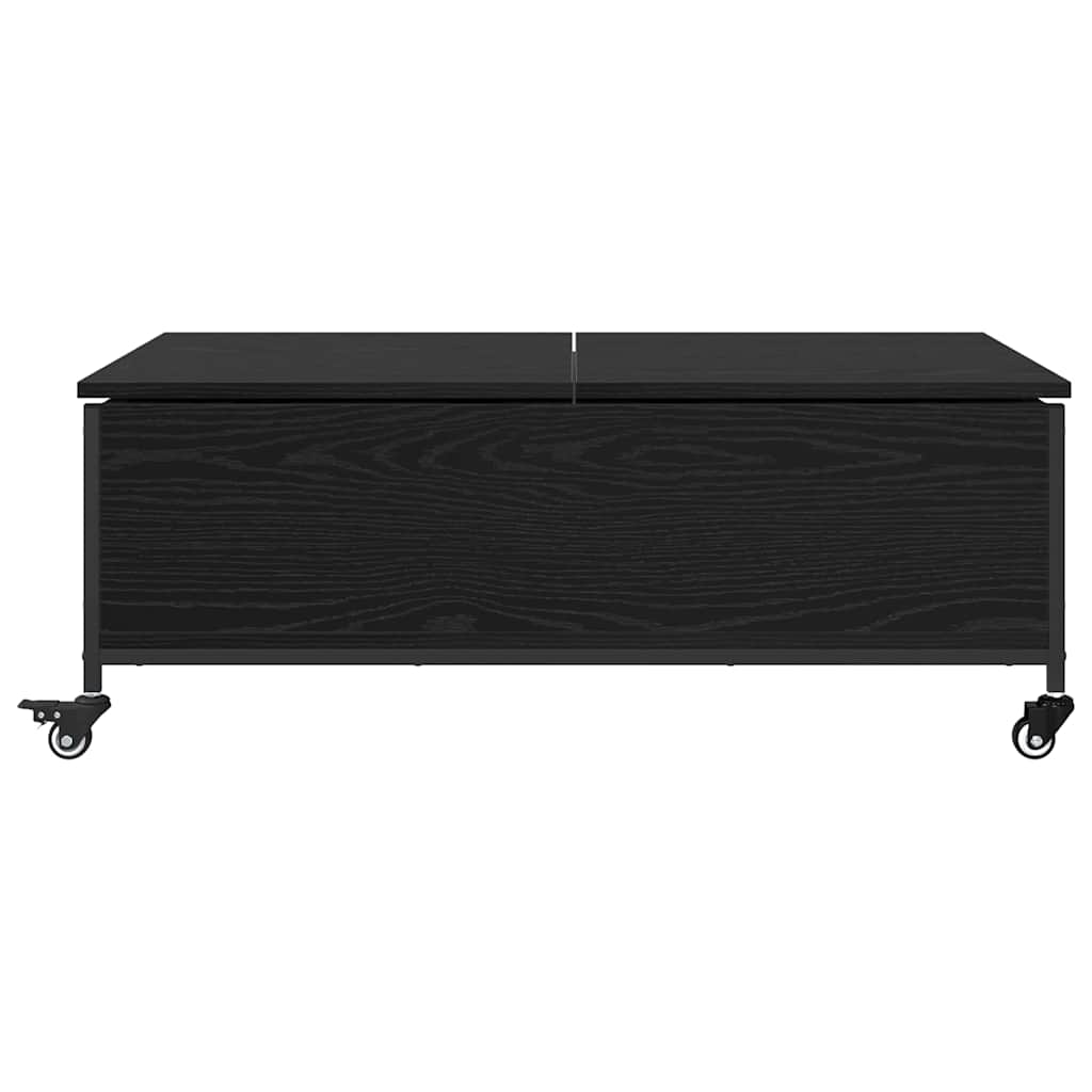 vidaXL Stolik kawowy Czarny Dąb 91 x 55 x 32 cm