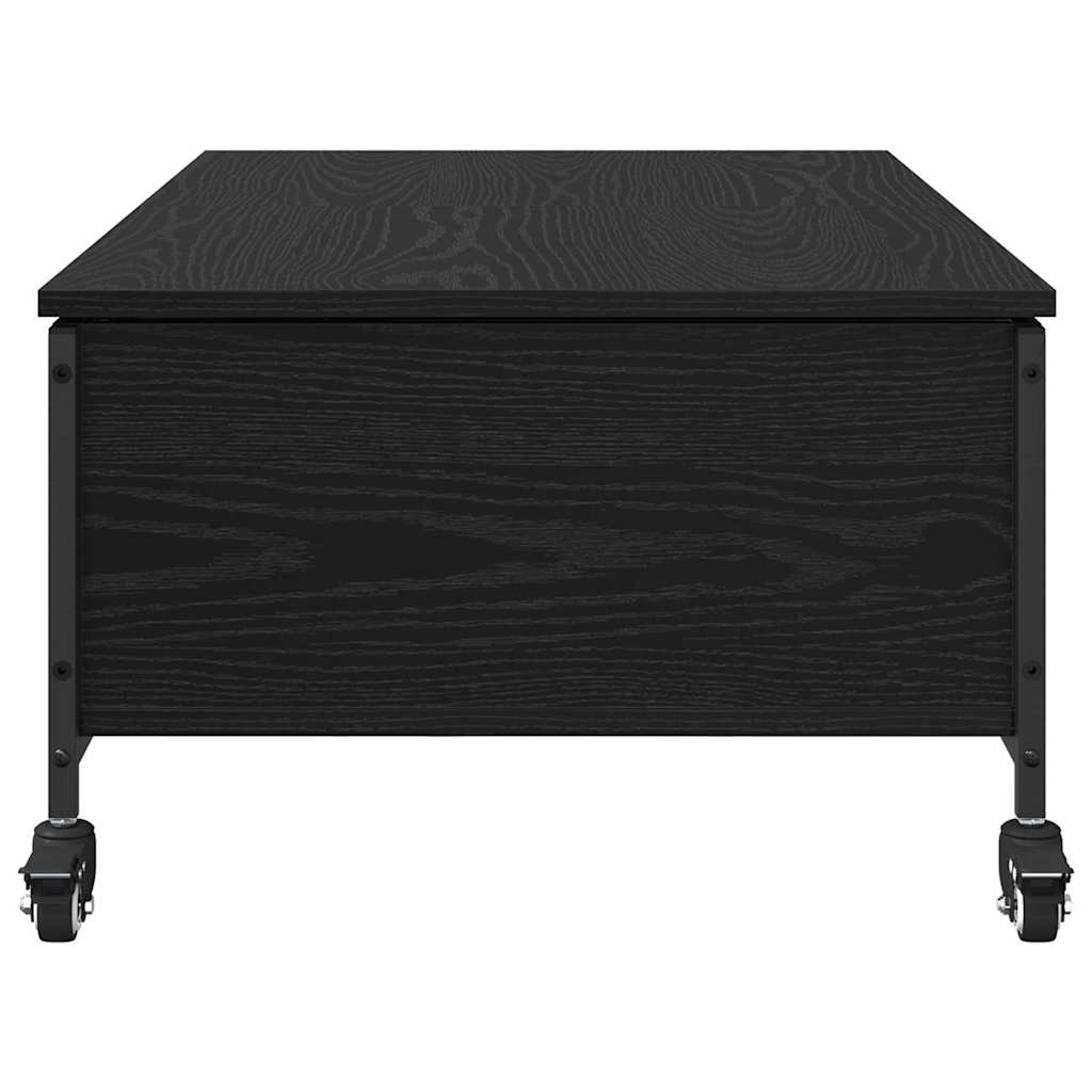vidaXL Stolik kawowy Czarny Dąb 91 x 55 x 32 cm