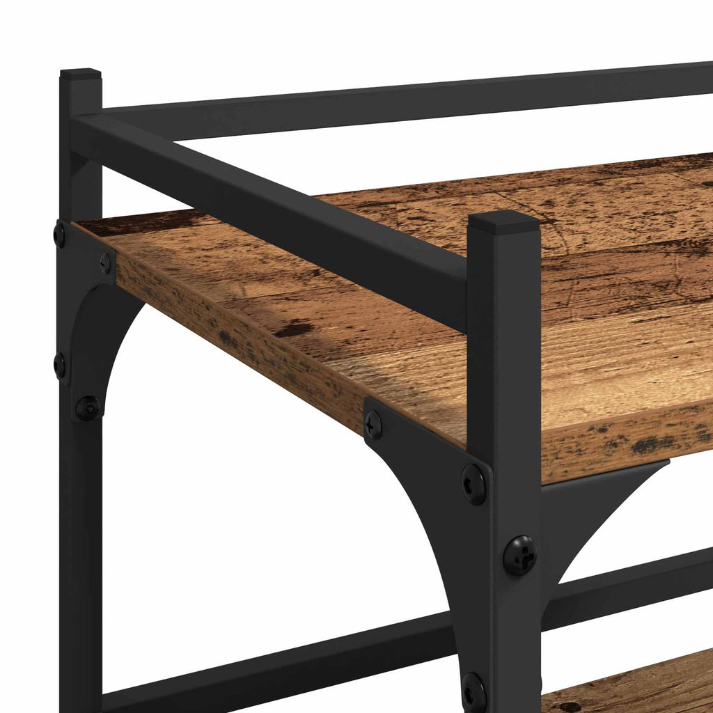 vidaXL Wózek Kuchenny Stare drewno 50 x 35 x 75.5 cm