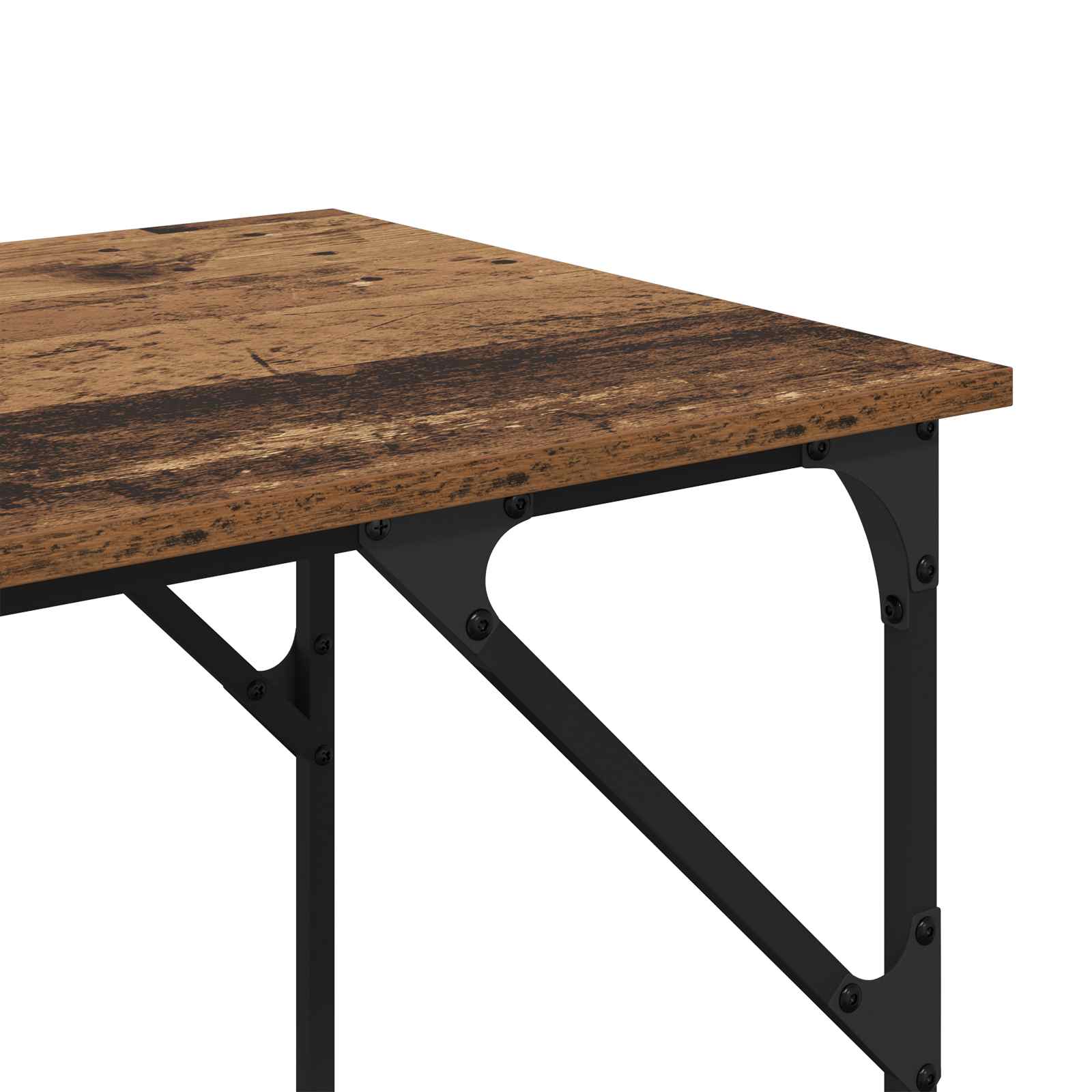vidaXL Biurko Stare drewno 120 x 50 x 75 cm Materiał drewnopochodny