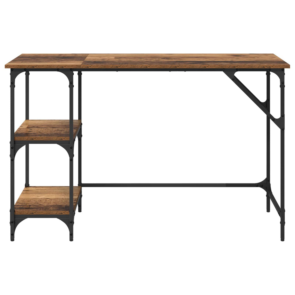 vidaXL Biurko Stare drewno 120 x 50 x 75 cm Materiał drewnopochodny