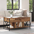 vidaXL Stolik kawowy Stare drewno 100 x 55 x 48.5 cm