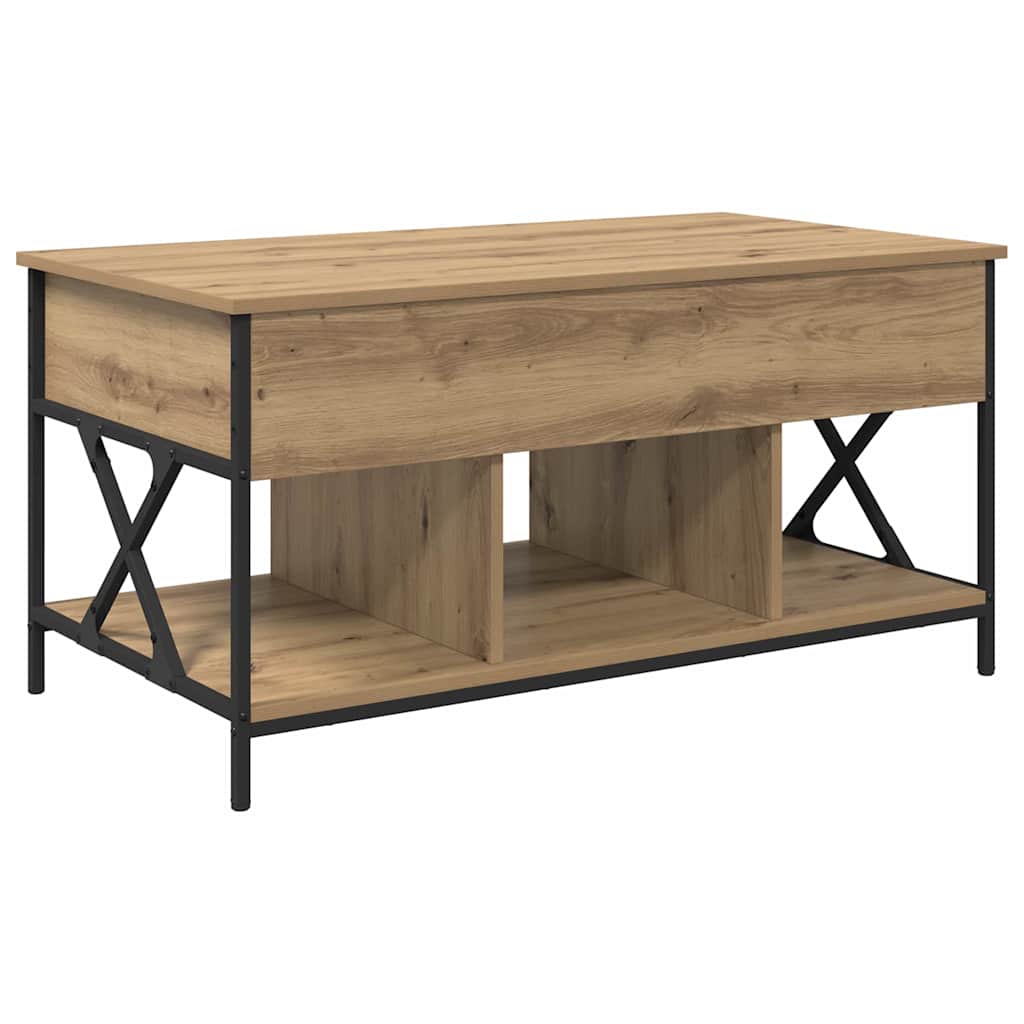 vidaXL Stolik kawowy Dąb rzemieślniczy 100 x 55 x 48.5 cm
