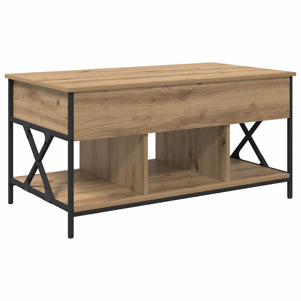 vidaXL Stolik kawowy Dąb rzemieślniczy 100 x 55 x 48.5 cm