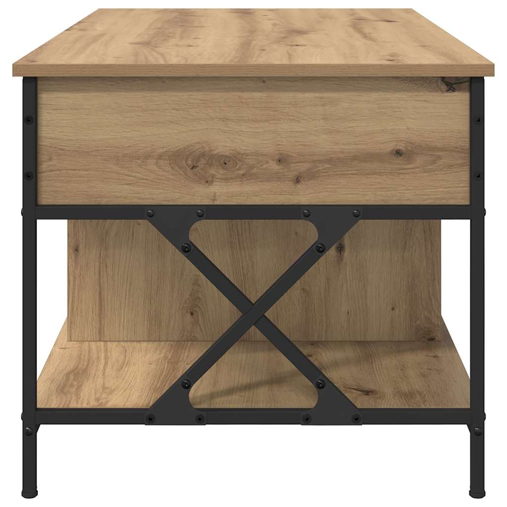 vidaXL Stolik kawowy Dąb rzemieślniczy 100 x 55 x 48.5 cm