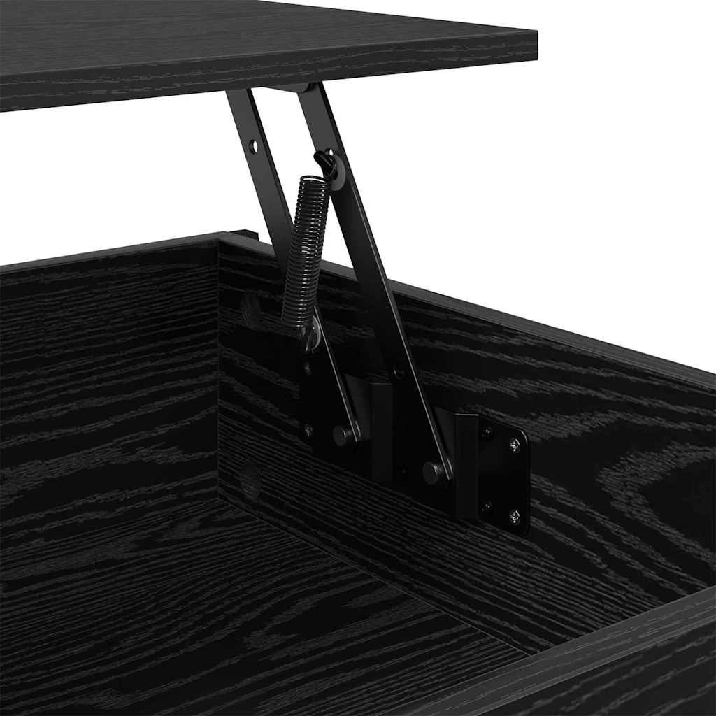 vidaXL Stolik kawowy Czarny Dąb 100 x 55 x 48.5 cm