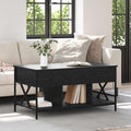 vidaXL Stolik kawowy Czarny Dąb 100 x 55 x 48.5 cm