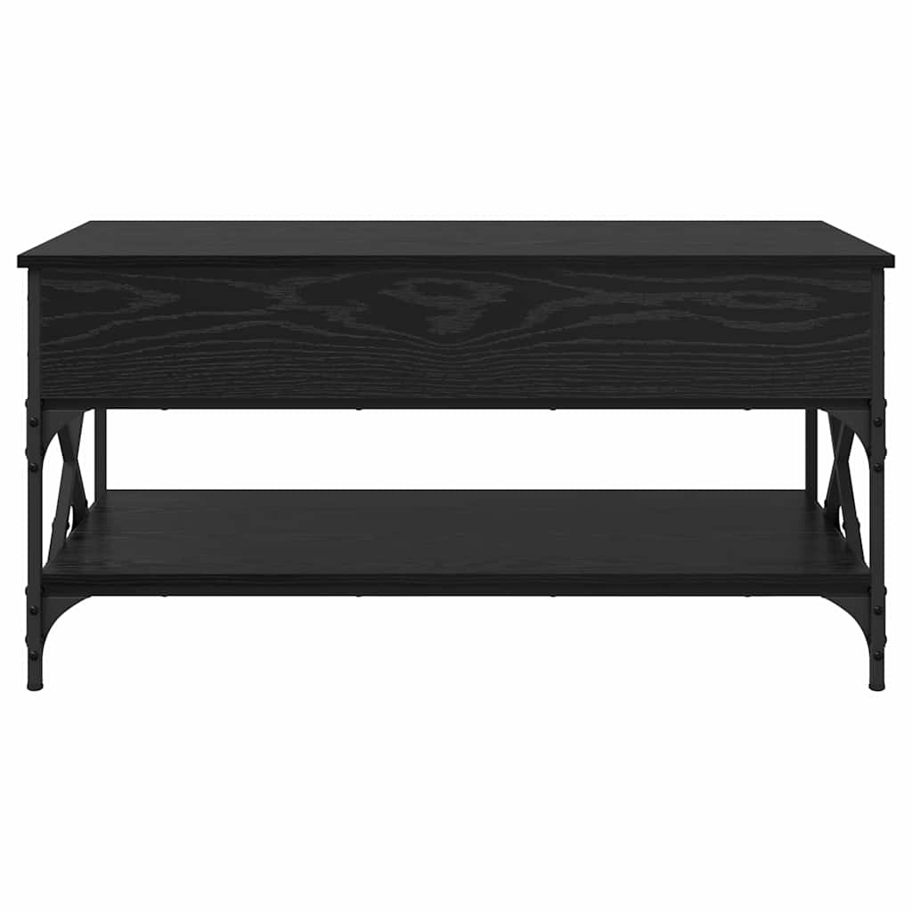 vidaXL Stolik kawowy Czarny Dąb 100 x 50 x 50 cm