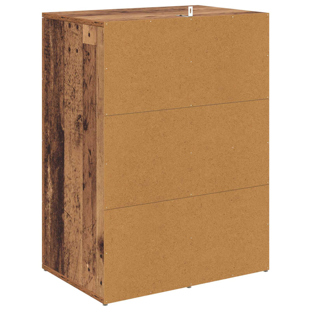 vidaXL Bufet Stare drewno 59 x 39 x 80 cm Materiał drewnopochodny