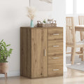 vidaXL Bufet Dąb rzemieślniczy 59 x 39 x 80 cm Materiał drewnopochodny