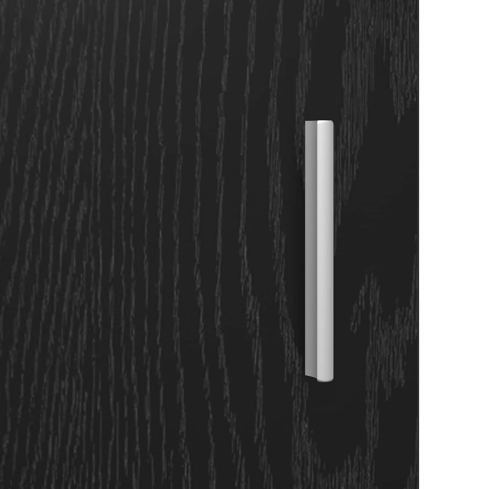 vidaXL Bufet Czarny Dąb 59 x 39 x 80 cm Materiał drewnopochodny