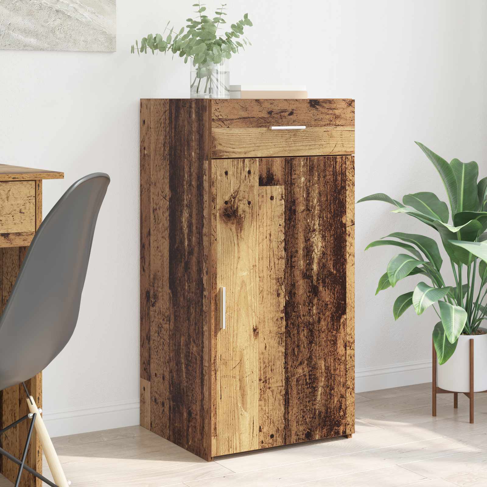 vidaXL Bufet Stare drewno 45 x 42,5 x 93 cm Materiał drewnopochodny