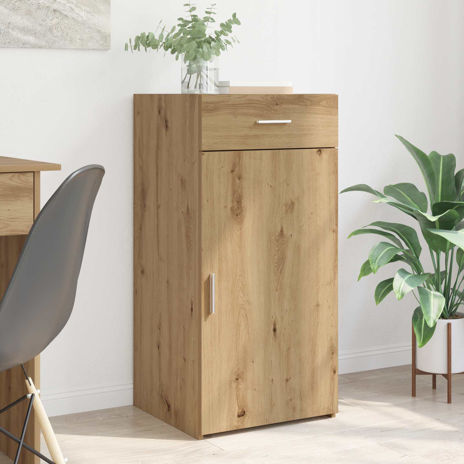 vidaXL Bufet dąb artisan 45 x 42,5 x 93 cm Materiał drewnopochodny