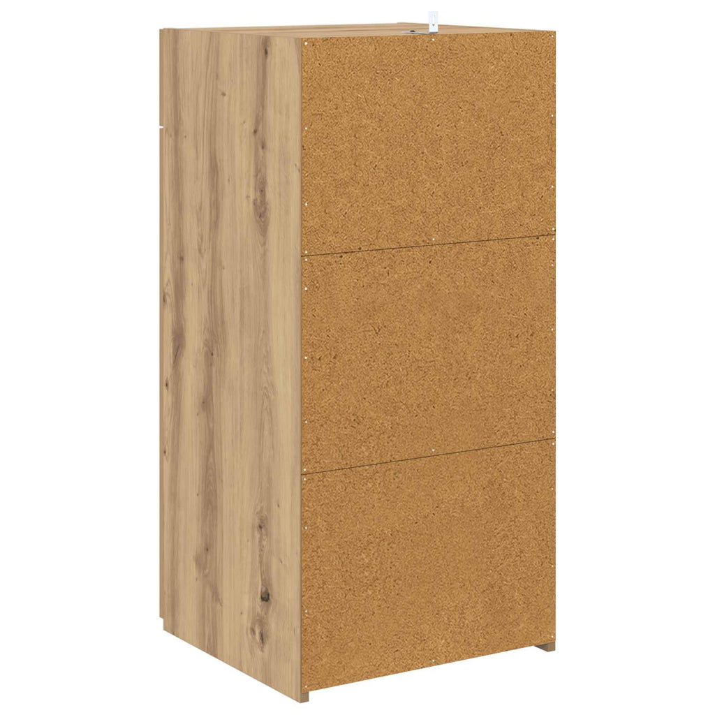 vidaXL Bufet dąb artisan 45 x 42,5 x 93 cm Materiał drewnopochodny