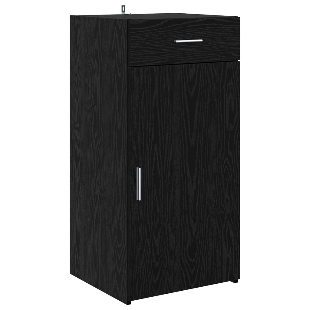 vidaXL Bufet Czarny dąb 45 x 42,5 x 93 cm Materiał drewnopochodny