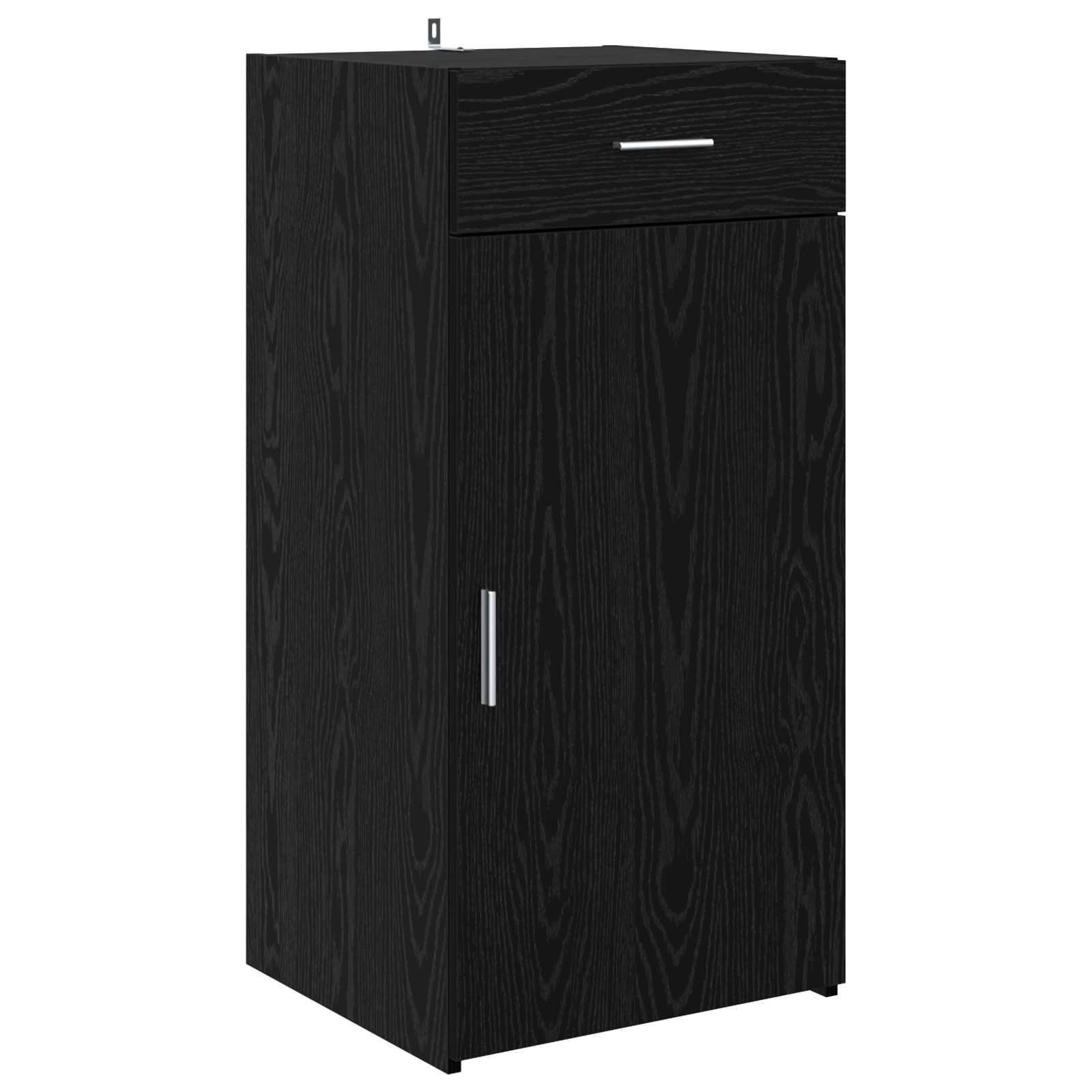 vidaXL Bufet Czarny dąb 45 x 42,5 x 93 cm Materiał drewnopochodny
