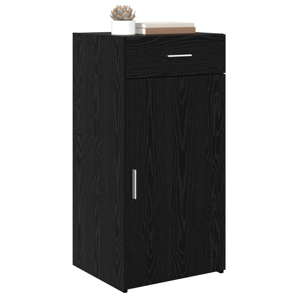 vidaXL Bufet Czarny dąb 45 x 42,5 x 93 cm Materiał drewnopochodny