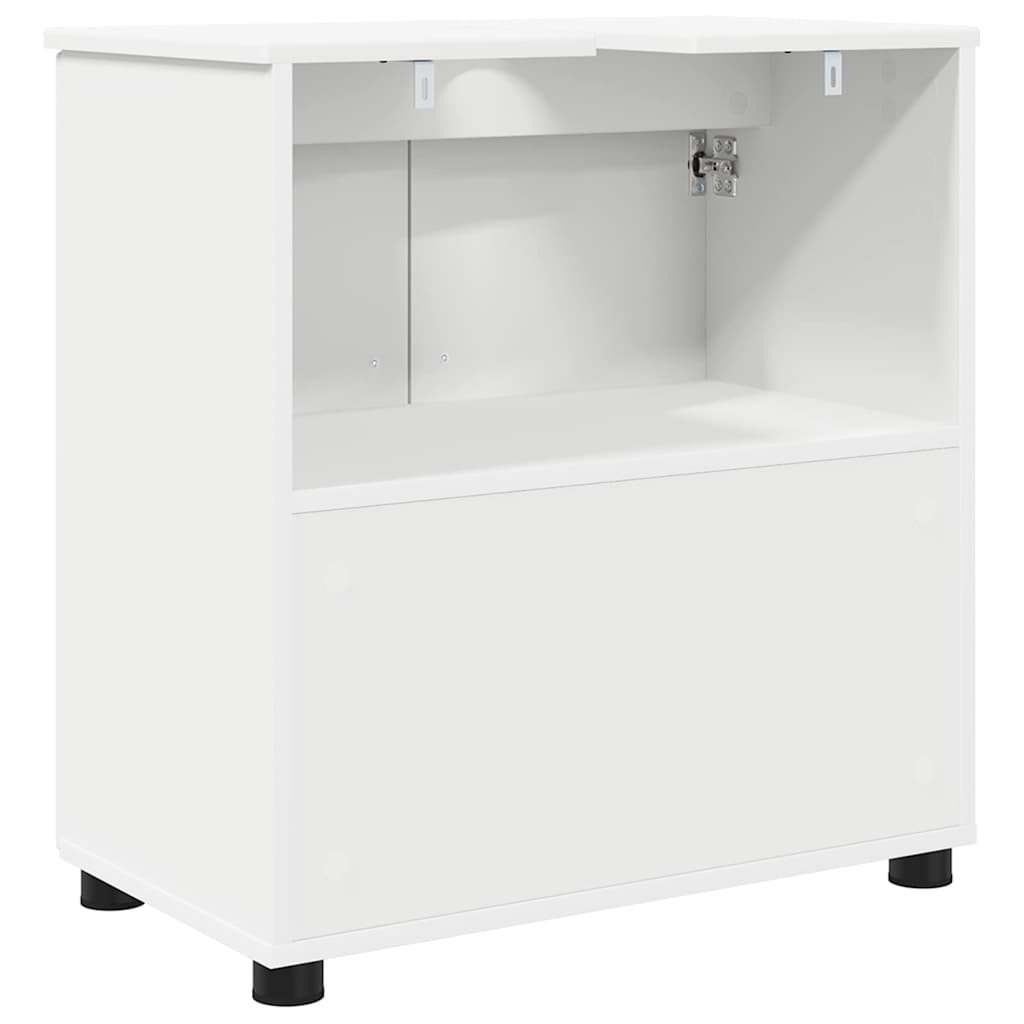 vidaXL Szafka Łazienkowa z przechowywaniem Biały 61 x 35 x 64 cm