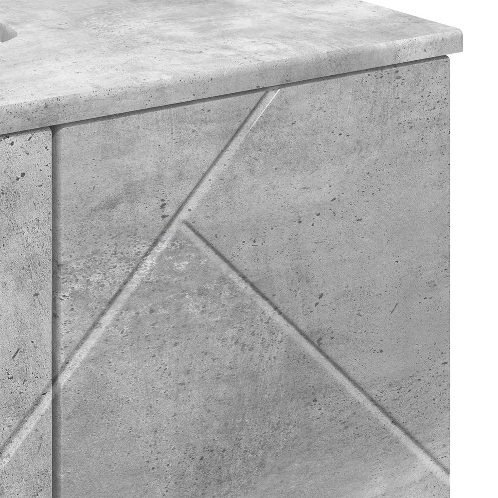 vidaXL Szafka Łazienkowa Betonowy szary 61 x 35 x 64 cm